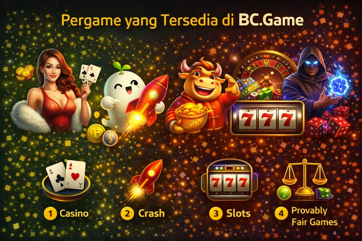 Pergame yang Tersedia di BC.Game